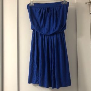 Bordeaux Strapless Dress